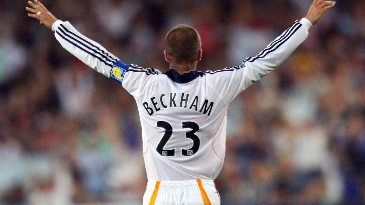 The meaning behind David Beckham's #23 jersey at LA Galaxy and