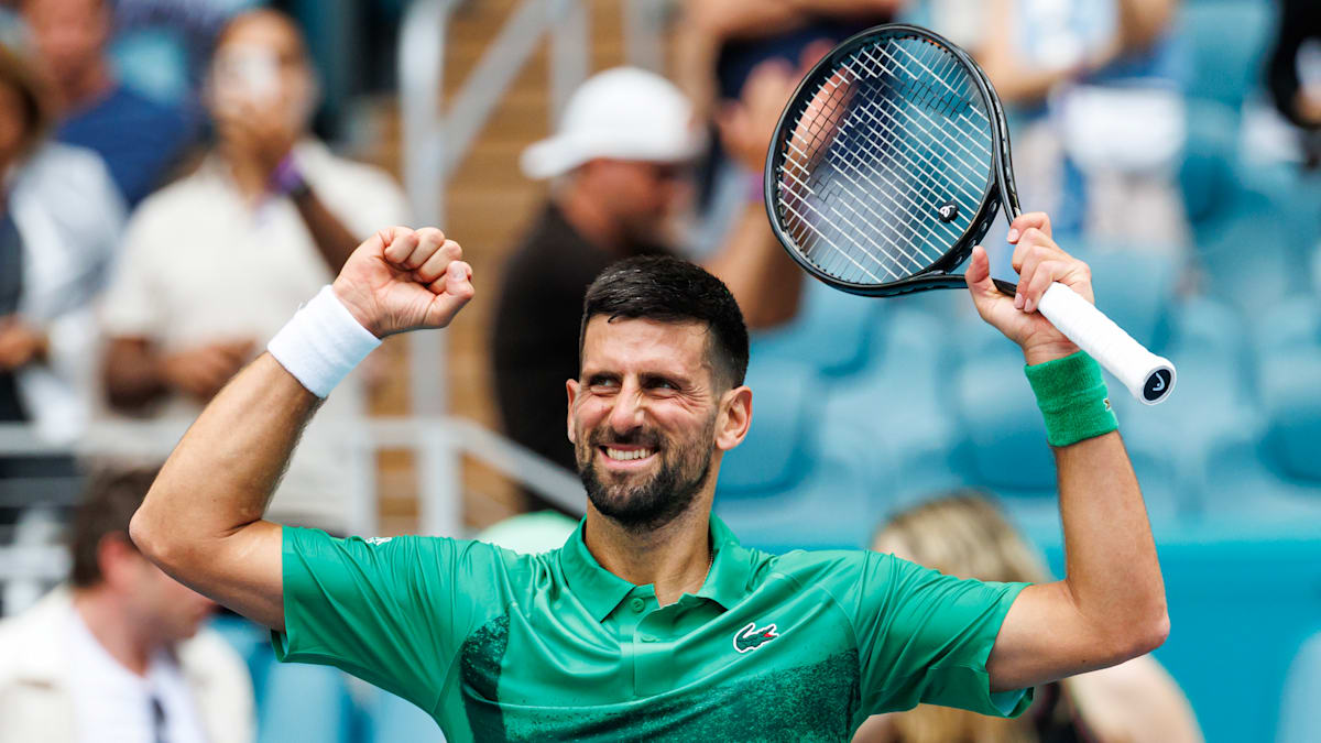 Novak Djokovic makes short work of Grigor Dimitrov at the Miami Open 