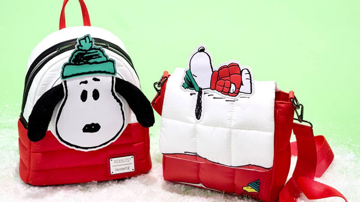 Loungefly Peanuts Snoopy & Woodstock Christmas Doghouse Mini Backpack Loungefly Peanuts Snoopy Gingerbread House Mini Backpack  main image 2