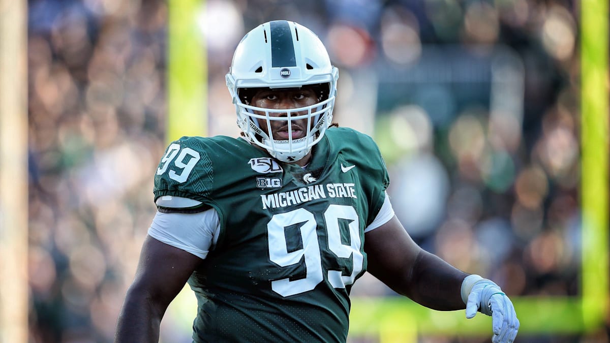 Former Michigan State football DT Raequan Williams trying out with Detroit  Lions