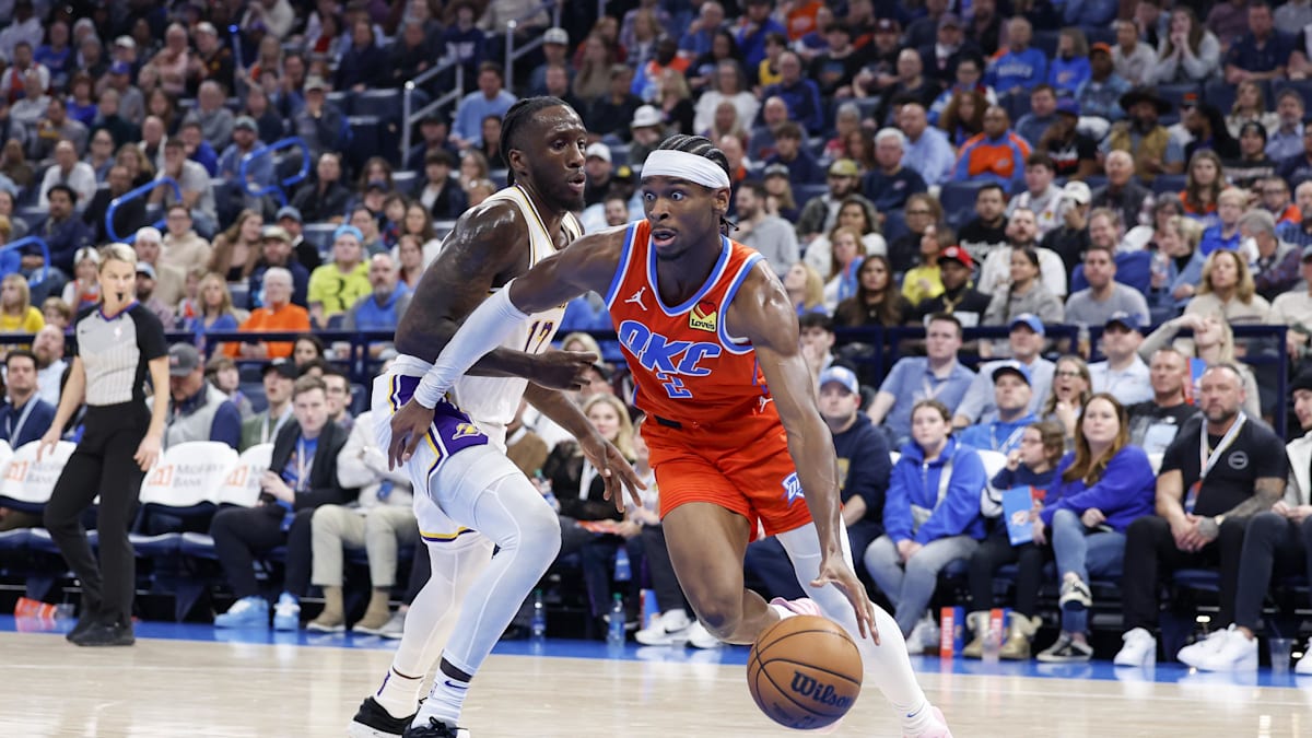 Lakers vs thunder home game prediction crypto.com arena (91) foto