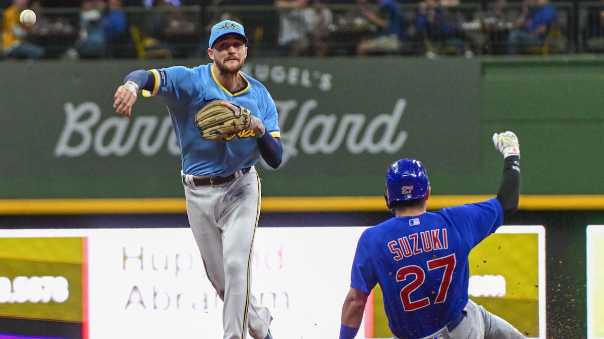 サインボール Sal Frelick & Christian Yelich 2024 Topps Stars of MLB Sal Frelick RC Milwaukee Brewers