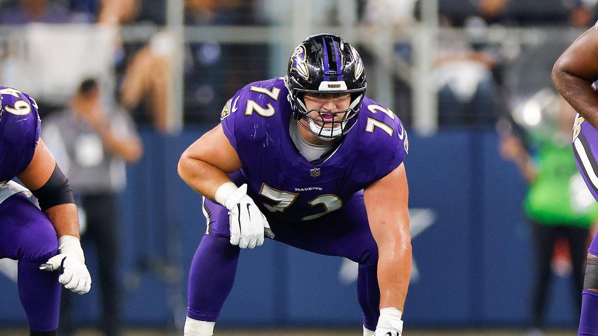 Ravens OL Named Player Under Most Pressure