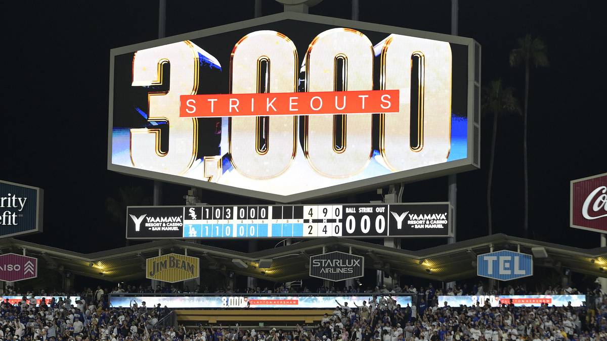 Rare Clayton Kershaw Logoman 3,000th Strikeout Card Could Sell for