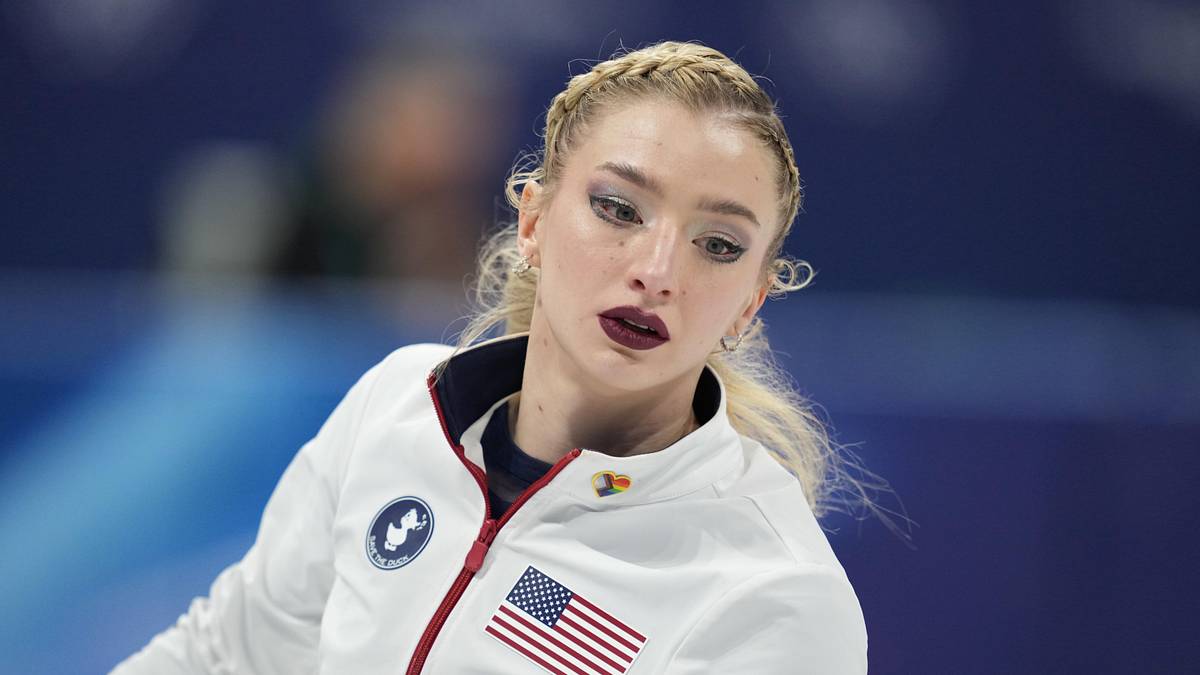 Amber Glenn's 'Lady Gaga' Black Dress Turns Heads During Exhibition Skate