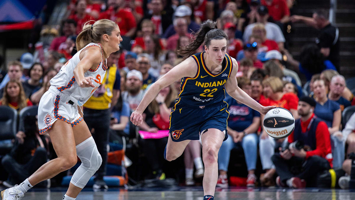 Caitlin Clark Slammed to Floor by Marina Mabrey in Dust Up During Fever-Sun  Game