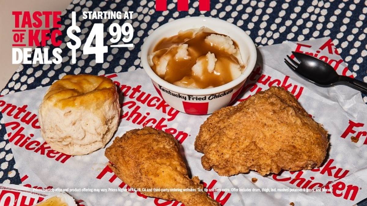 Taste of KFC Deals give guests what they crave, fried chicken at a