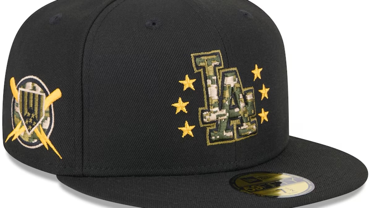 Dodgers armed forces hat clearance