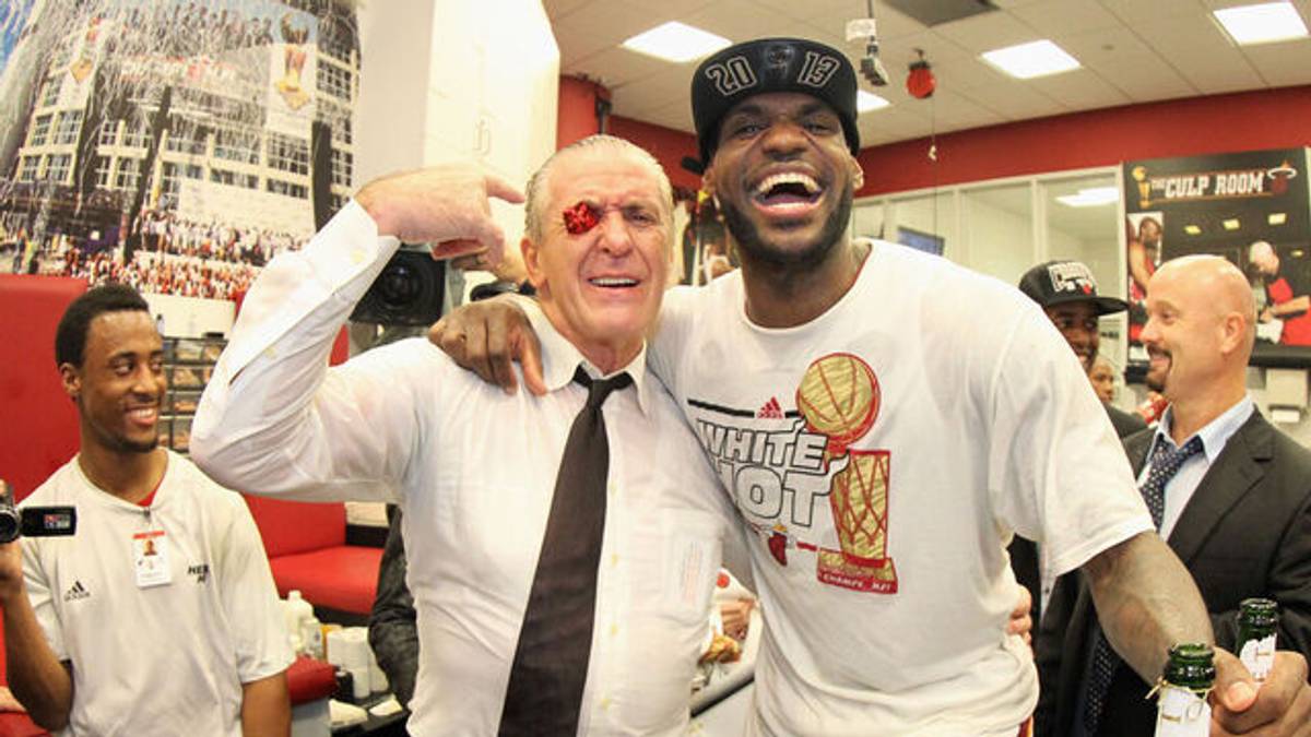 LeBron James Details Pat Riley "Cookies" Story With Miami Heat
