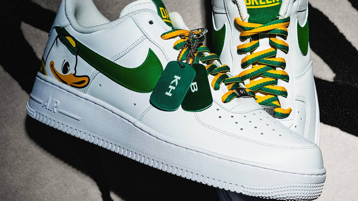 2018 Oregon Ducks Football Team Issued Nike Air Hiking Boots Nike Air Max 1  main image 2