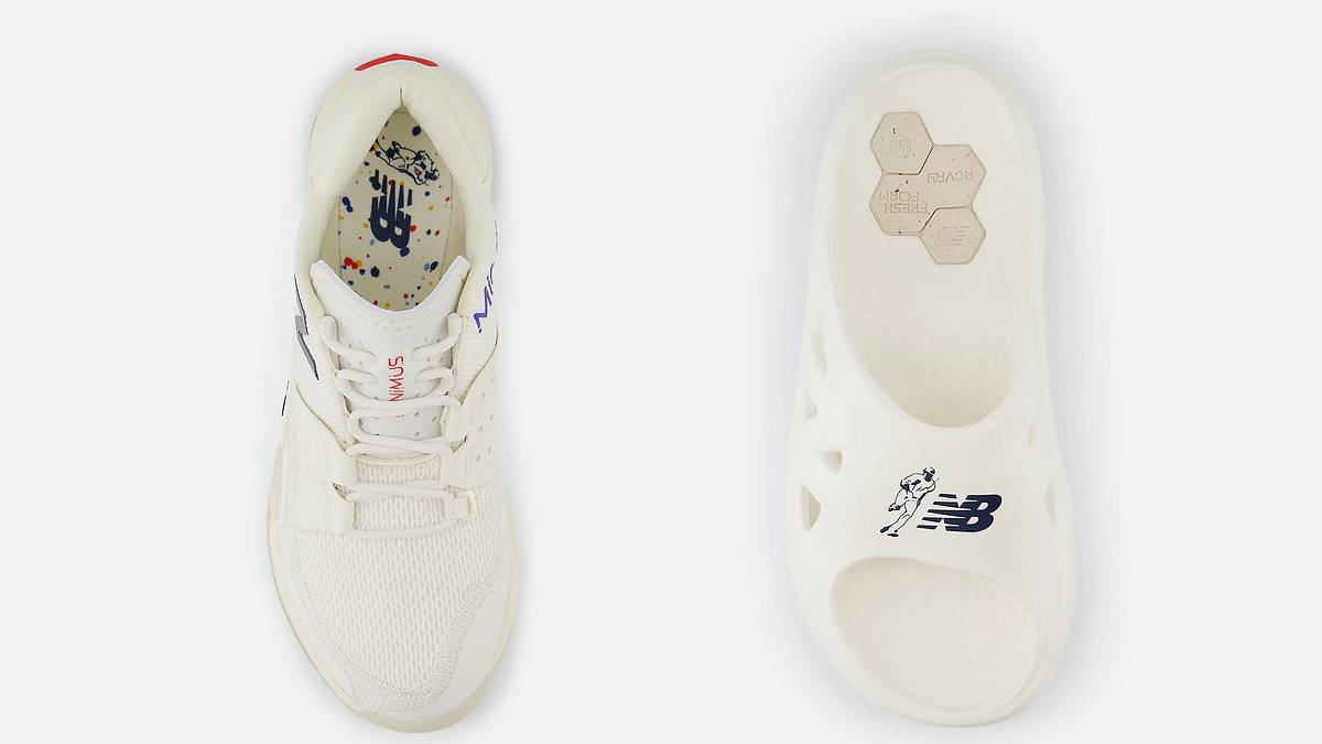 New Balance Drops Shohei Ohtani Shoes & Slides in Dodgers Colors