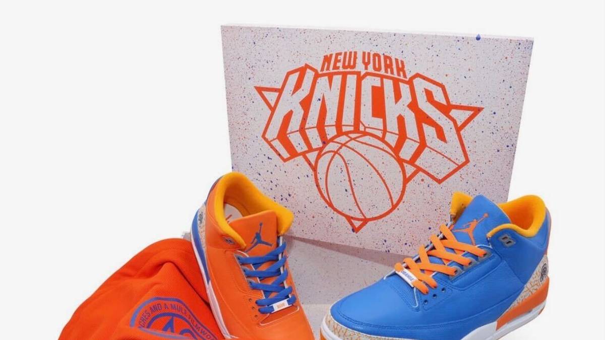 Jordon Spizike Knicks 14 Spike Lee hybrid Air Jordan color for New York Knicks Nike Air Jordan Spizike Spike Lee Sign Autographe NY Knicks  main image 3