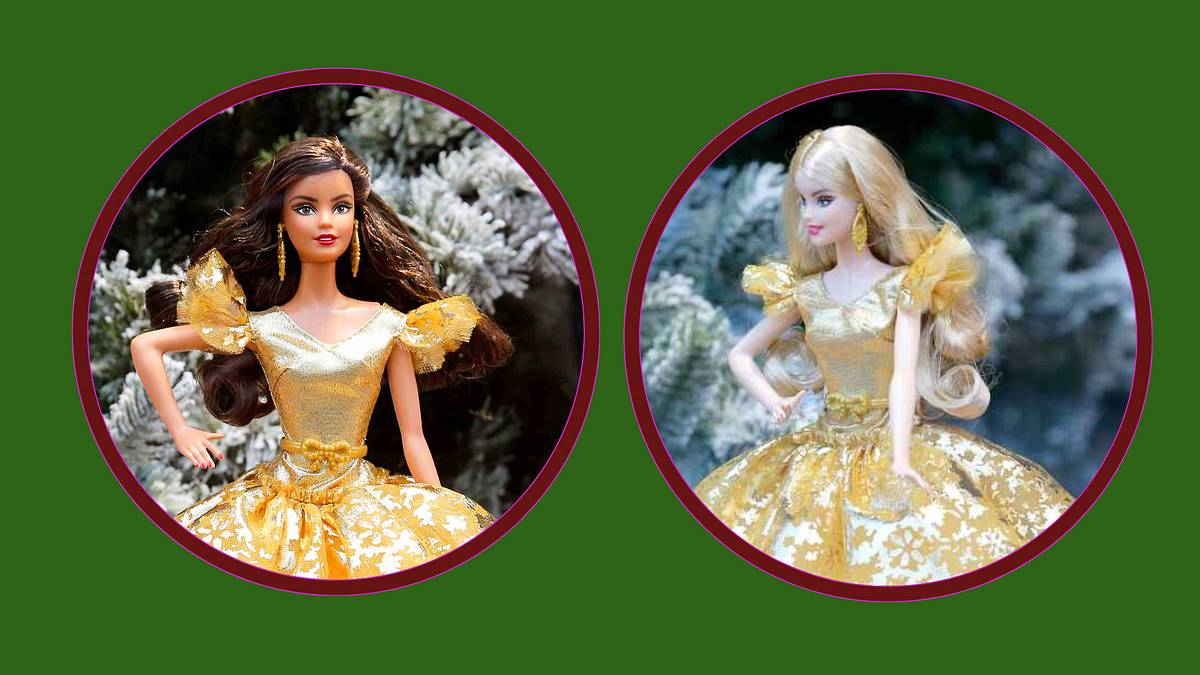 Holiday Barbies Sell Collectible Barbie Dolls Barbie Happy Holidays Fashion  Doll