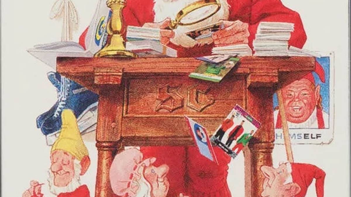A Look Back At Iconic 1990s Santa Claus Trading Cards