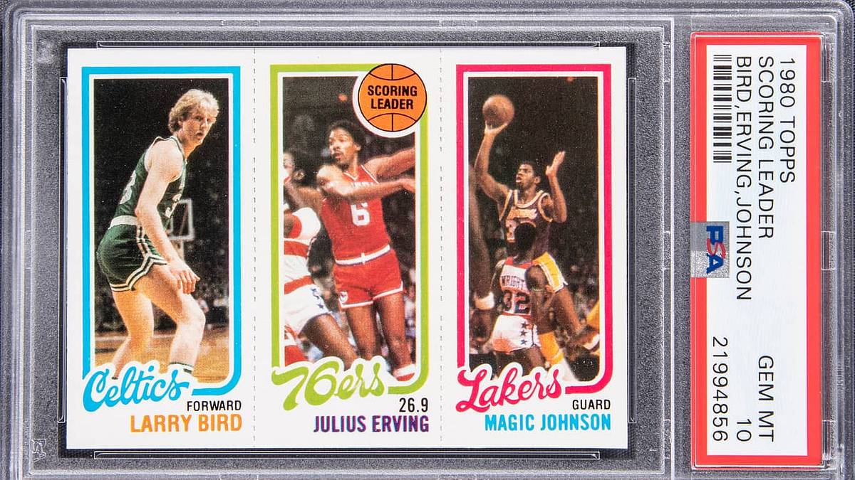 Magic Johnson, Larry Bird, and Their Unique 1980 Topps Rookie Card