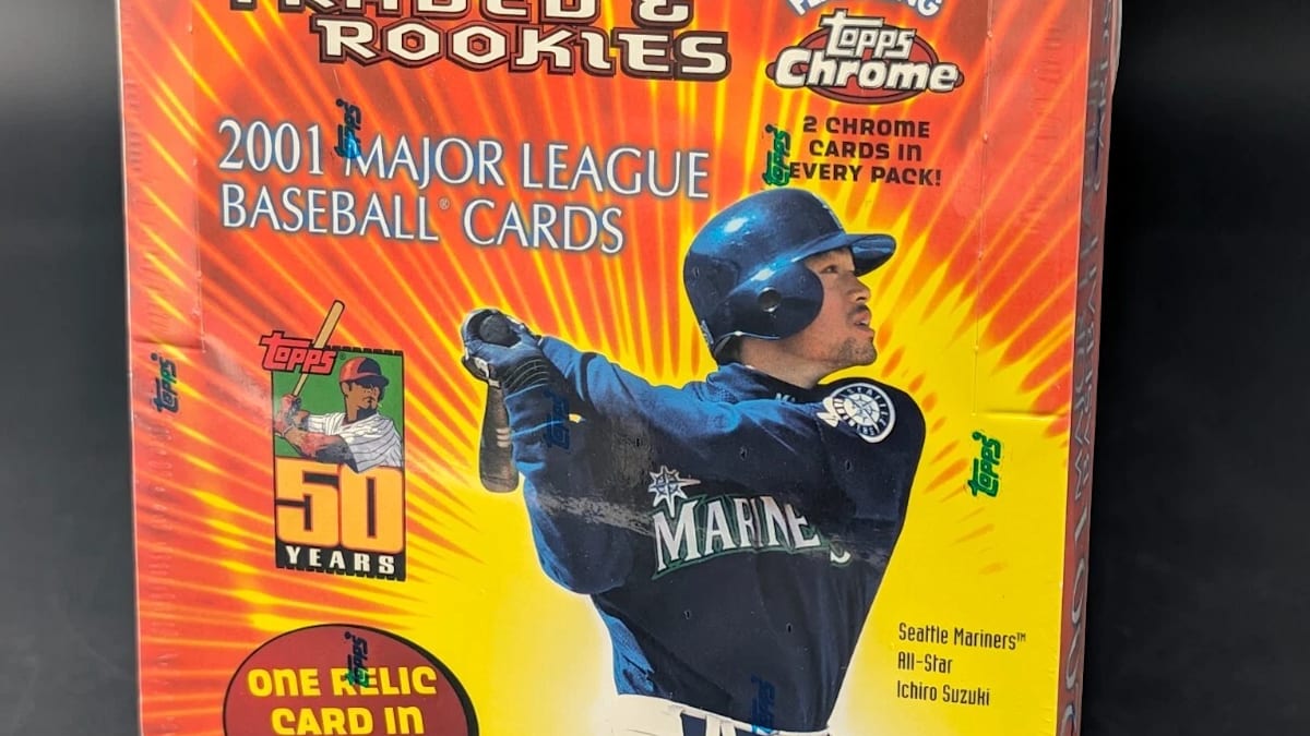 2001トップスクロームトレードのイチロー、プホルスのROYカードです 2001 Topps Traded & Rookies complete set of 265 cards Pujols