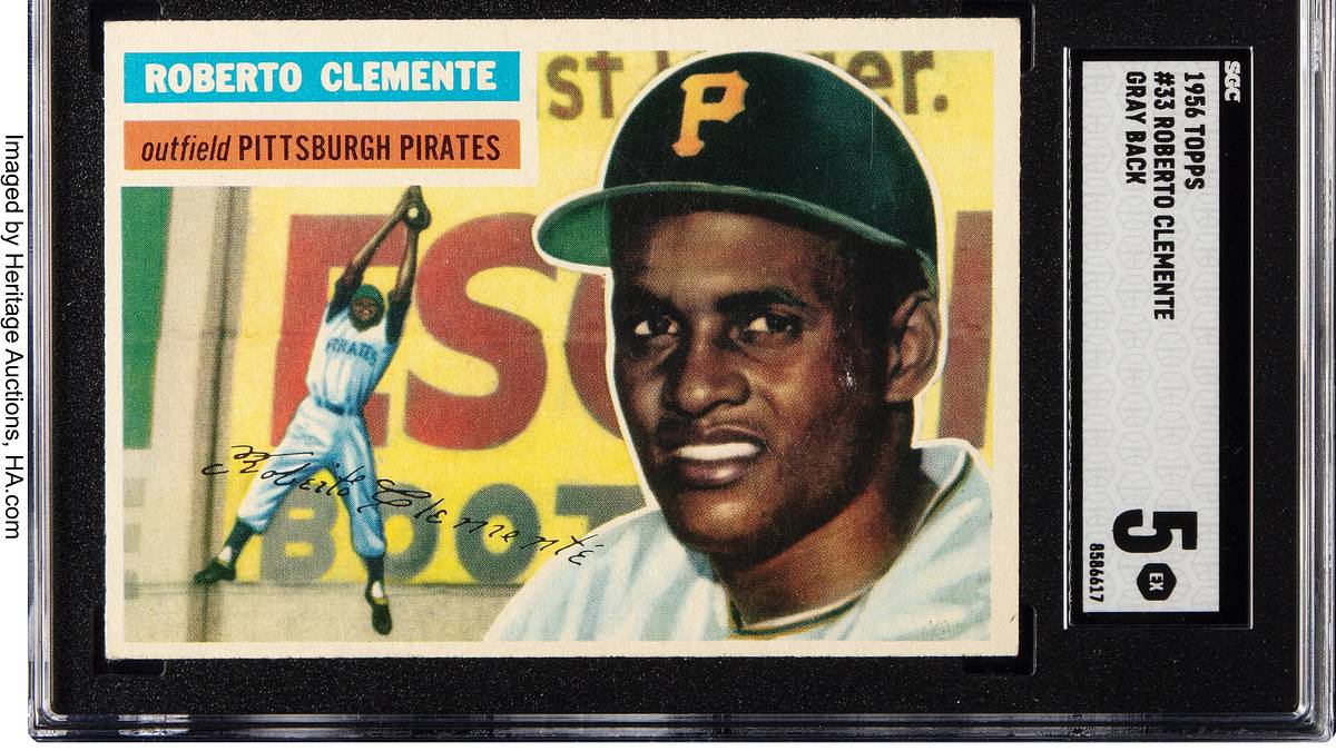 1956 Topps SGC 5 Cards of Clemente, Koufax & Mays All Perform Well
