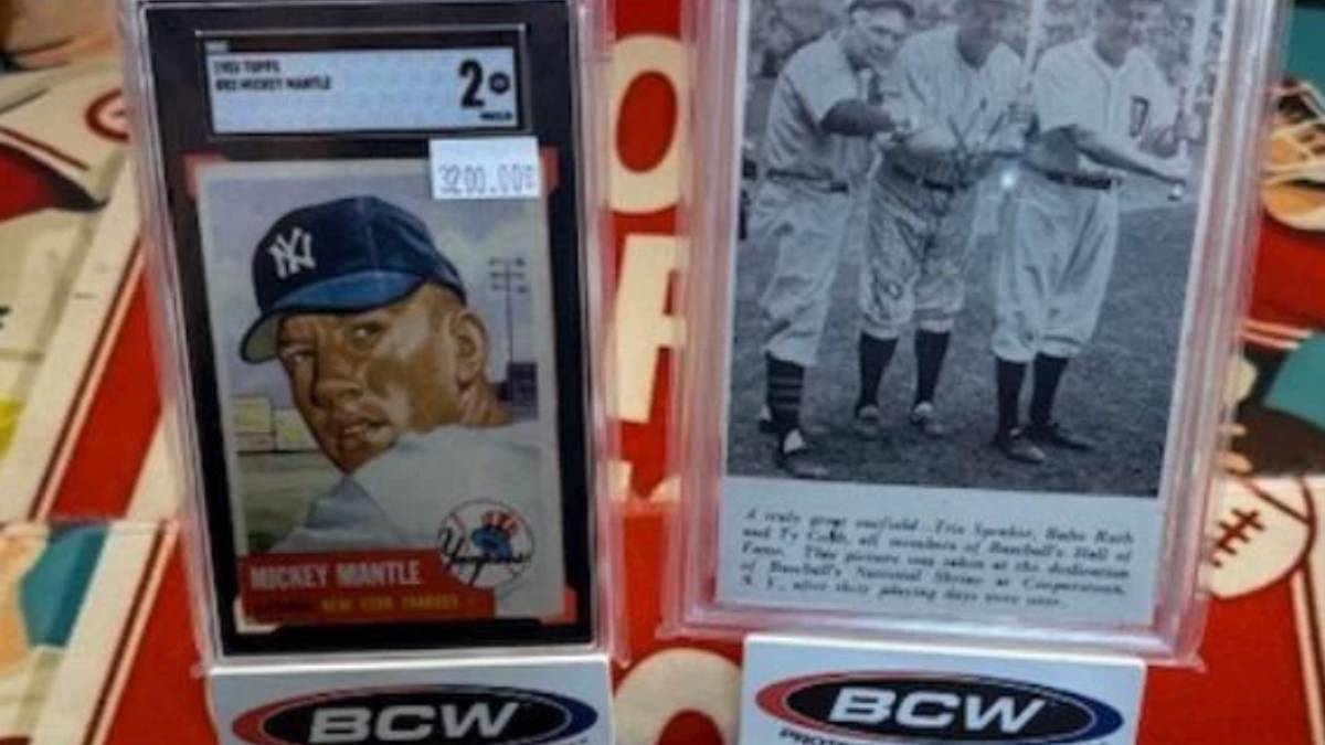 Mantles, Ruth, Rose, and a 500 HR Club treasures hit live selling