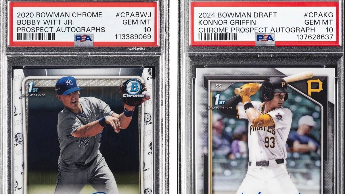 Konnor Griffin vs Bobby Witt Jr.: Bowman Chrome 1st Auto Card Showdown
