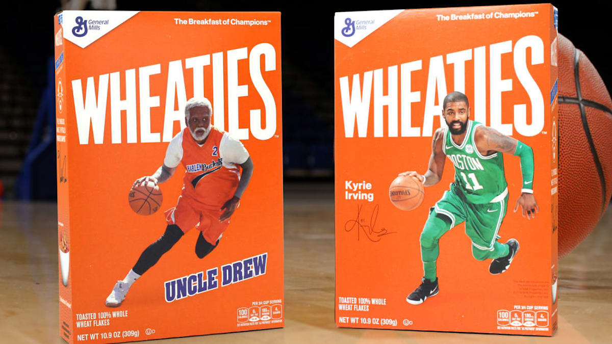 Kyrie wheaties box shoes discount