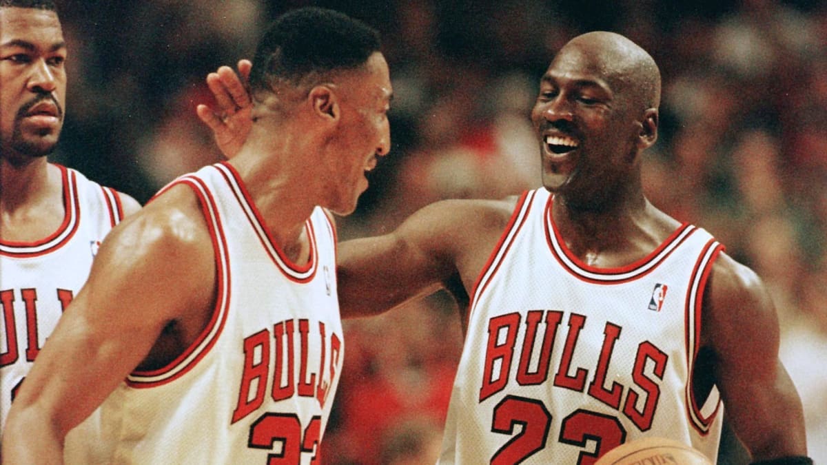 Scottie pippen y michael jordan best sale