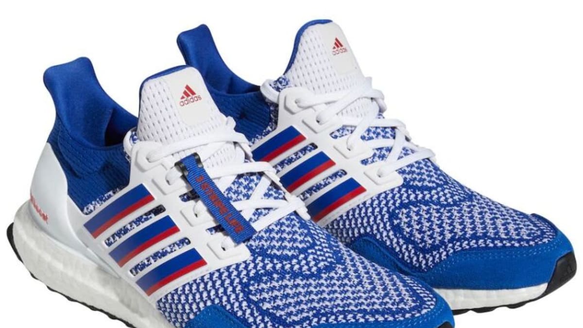Adidas ultra boost blue white kansas shop