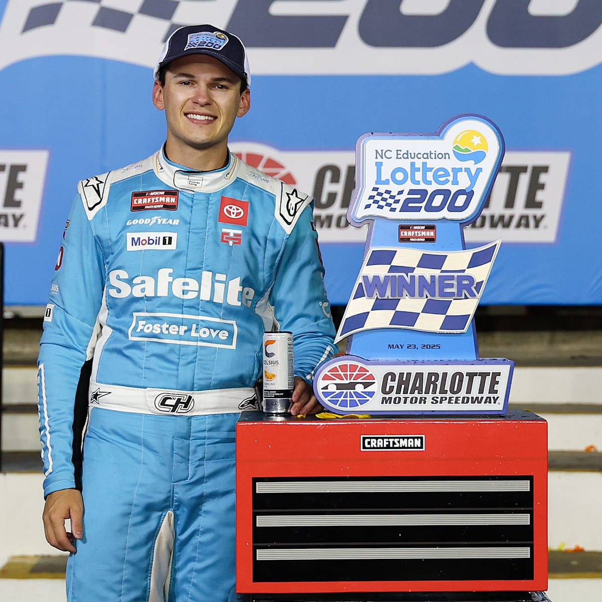 Who won the NASCAR Craftsman Truck Series North Carolina Education Lottery  200 at Charlotte?