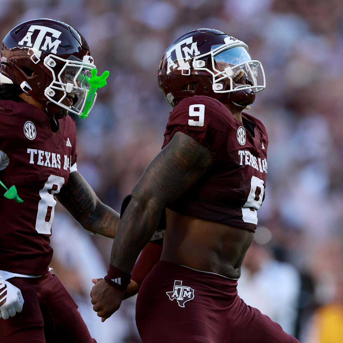 Viral clip of Cashius Howell says everything about Texas A\u0026M's culture shift, image size:1200x1200