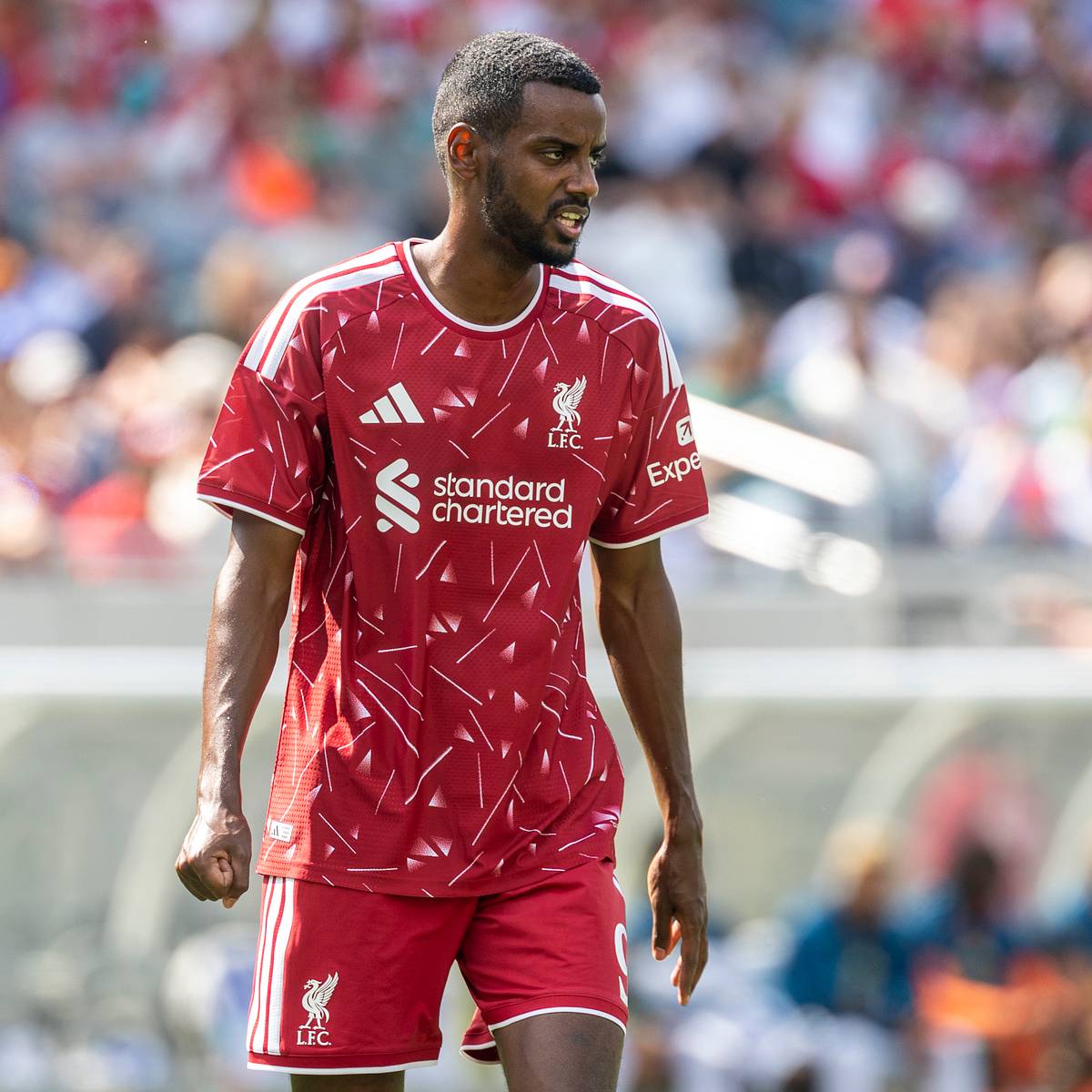 Virgil van Dijk in pre-season action for Liverpool
