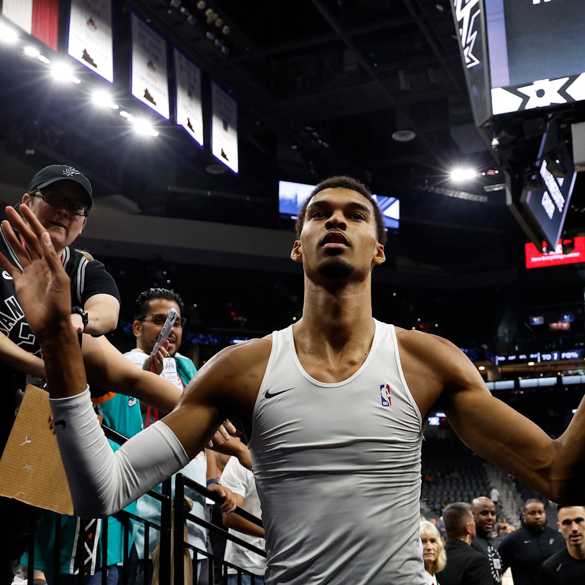 Image for Impressive Spurs stat proves Victor Wembanyama is a man of his word