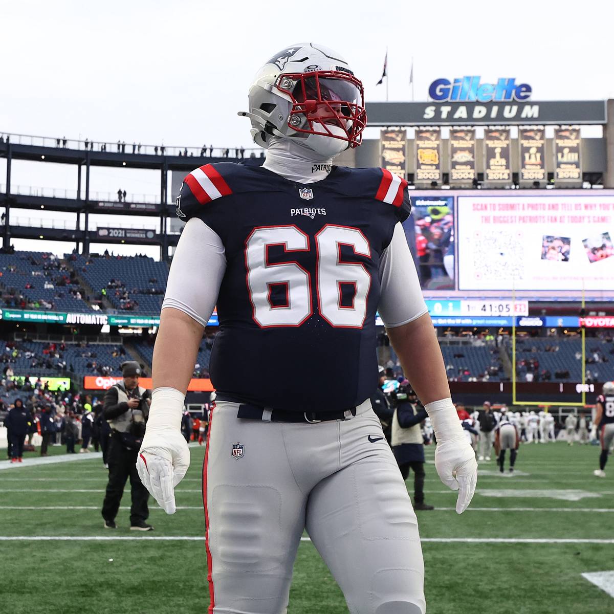 Image for Patriots' rookie just sent a challenge to the fans ahead of wild card round