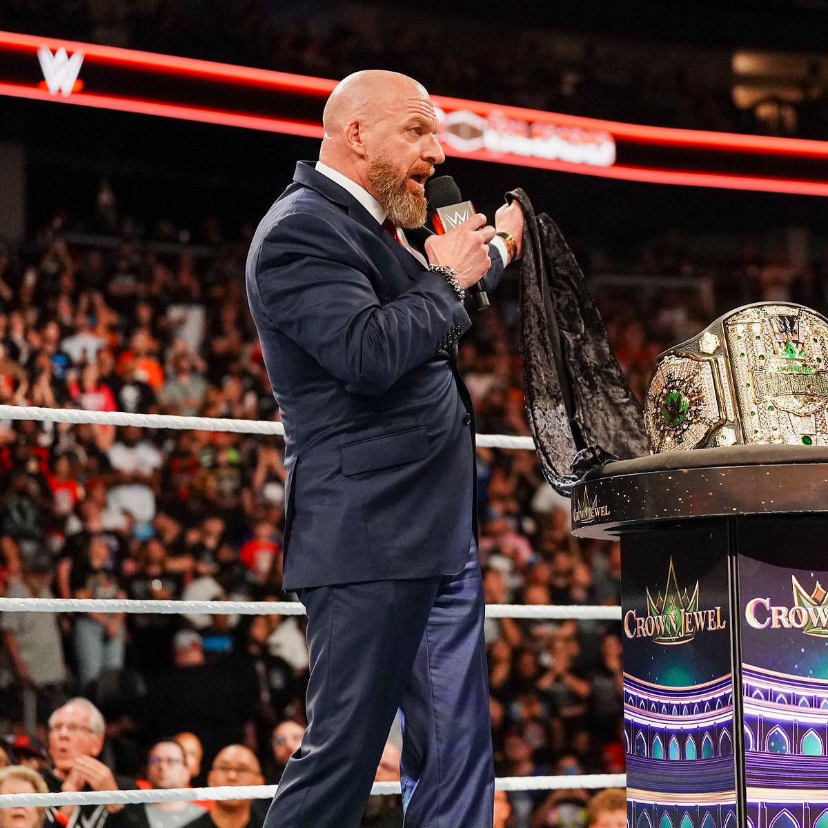 WWE Crown Jewel Championship will be an interesting booking