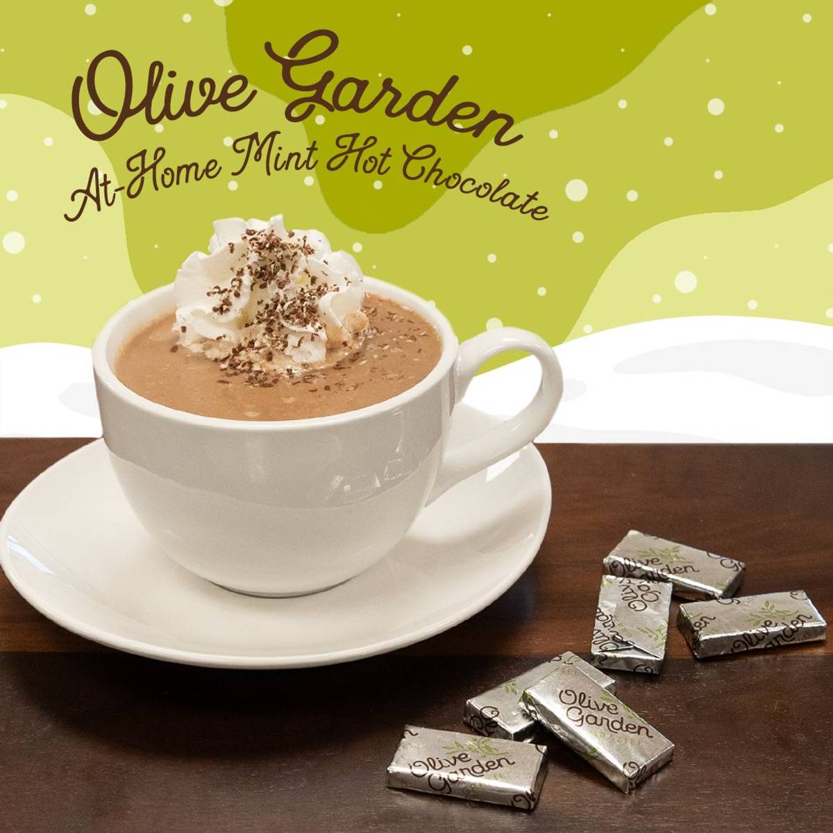 Olive Garden Hack: Turn those extra dinner mints into hot chocolate