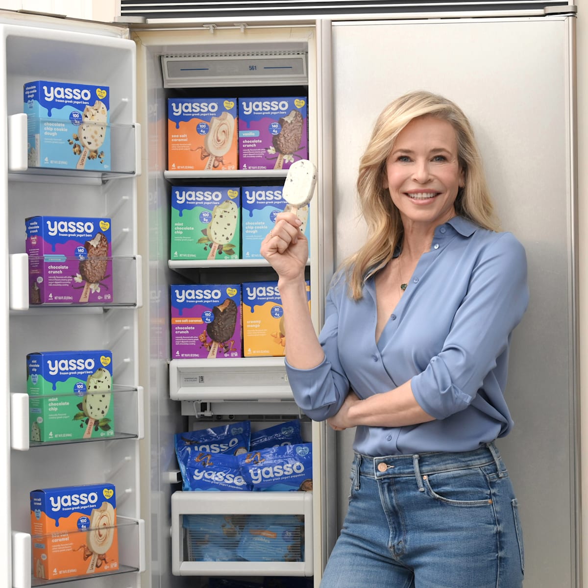Yasso and Chelsea Handler want to help 'Handle Your Freezer' this