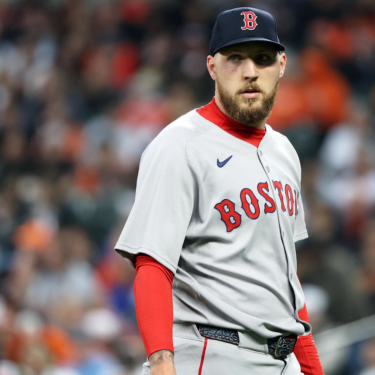 Red Sox's Garrett Crochet just took a line drive off the face and barely  flinched