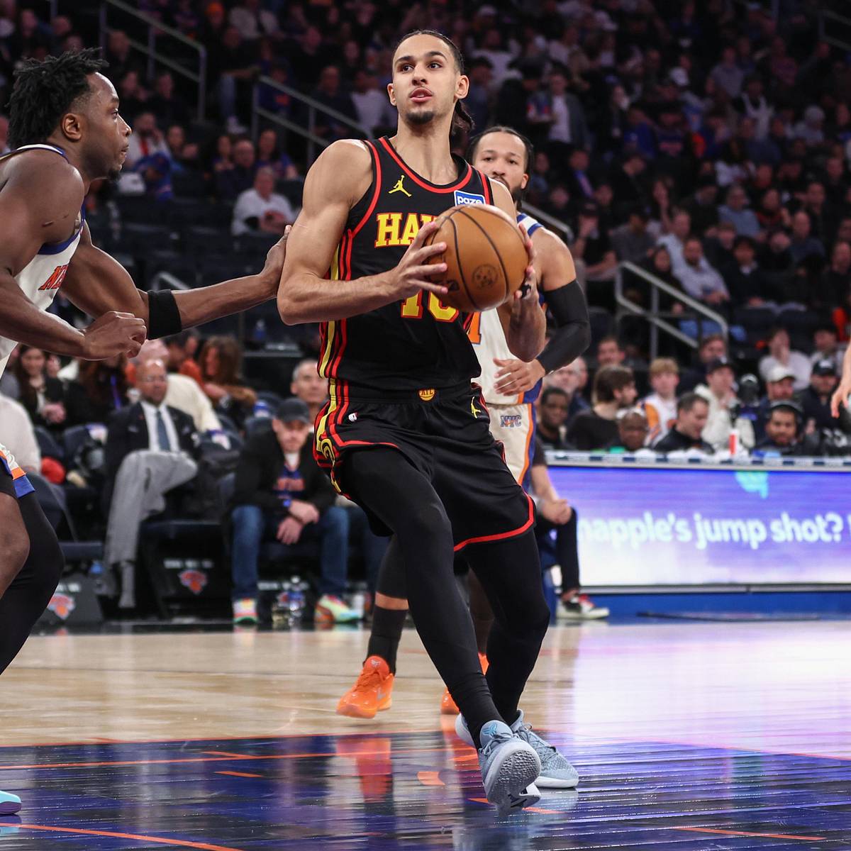 Image for Hawks Starting Lineup Remains Unchanged Amid Injuries, LeBron James and Luka Doncic In For The Lakers