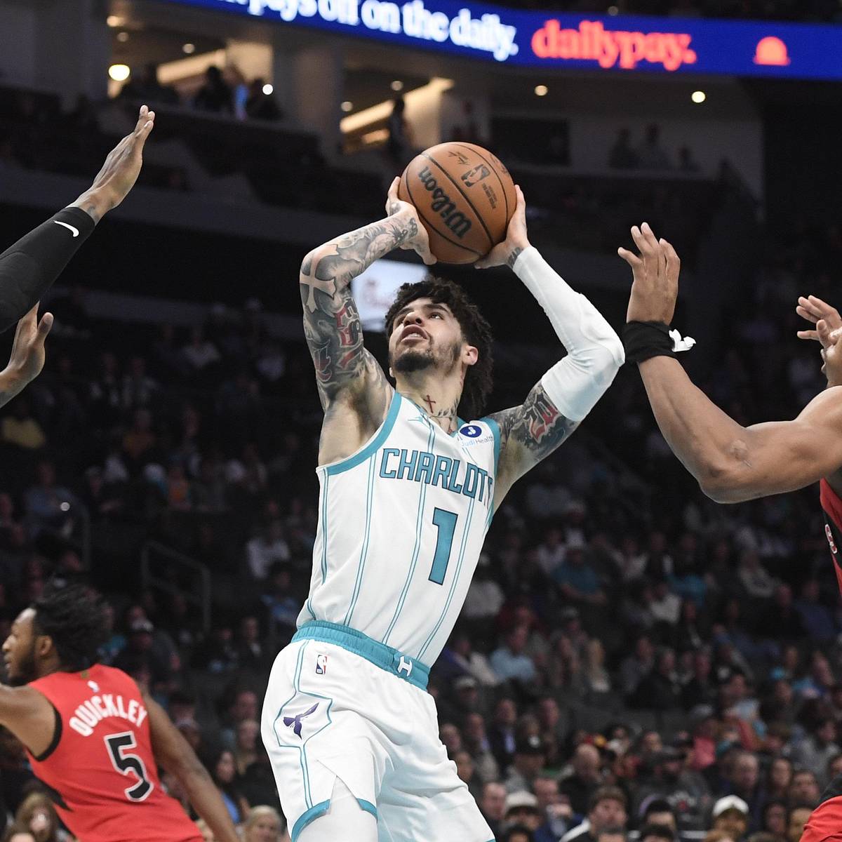 Image for LaMelo Ball is available, but won't start tonight's game vs. the Pacers