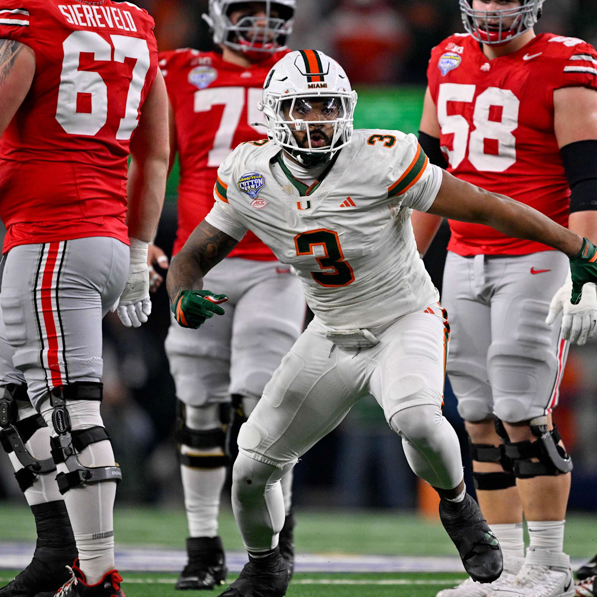 si.com - Gene Chamberlain - Edge System Fits for Chicago Bears to Monitor at Scouting Combine