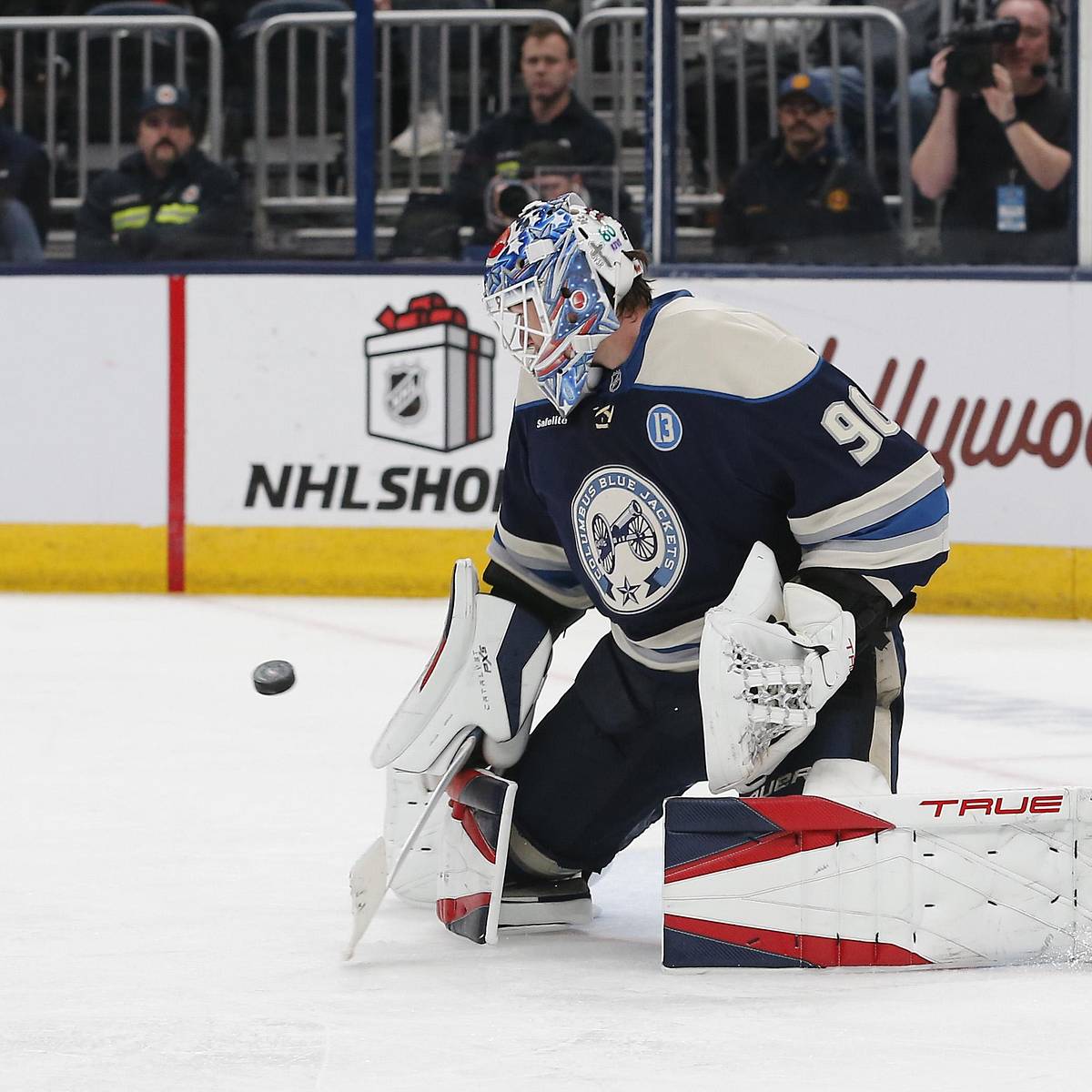 Blue Jackets Goalie Has Career Night vs. Devils