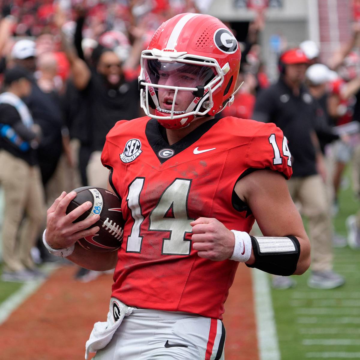 si.com - Christian Kirby - Why Did Georgia QB Gunner Stockton Opt Out of the New College Football Video Game?
