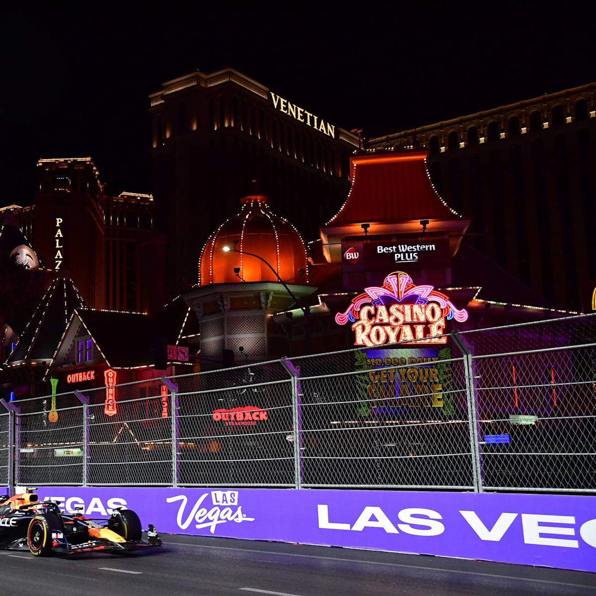 Motyw Formuły 1 w Casino f1