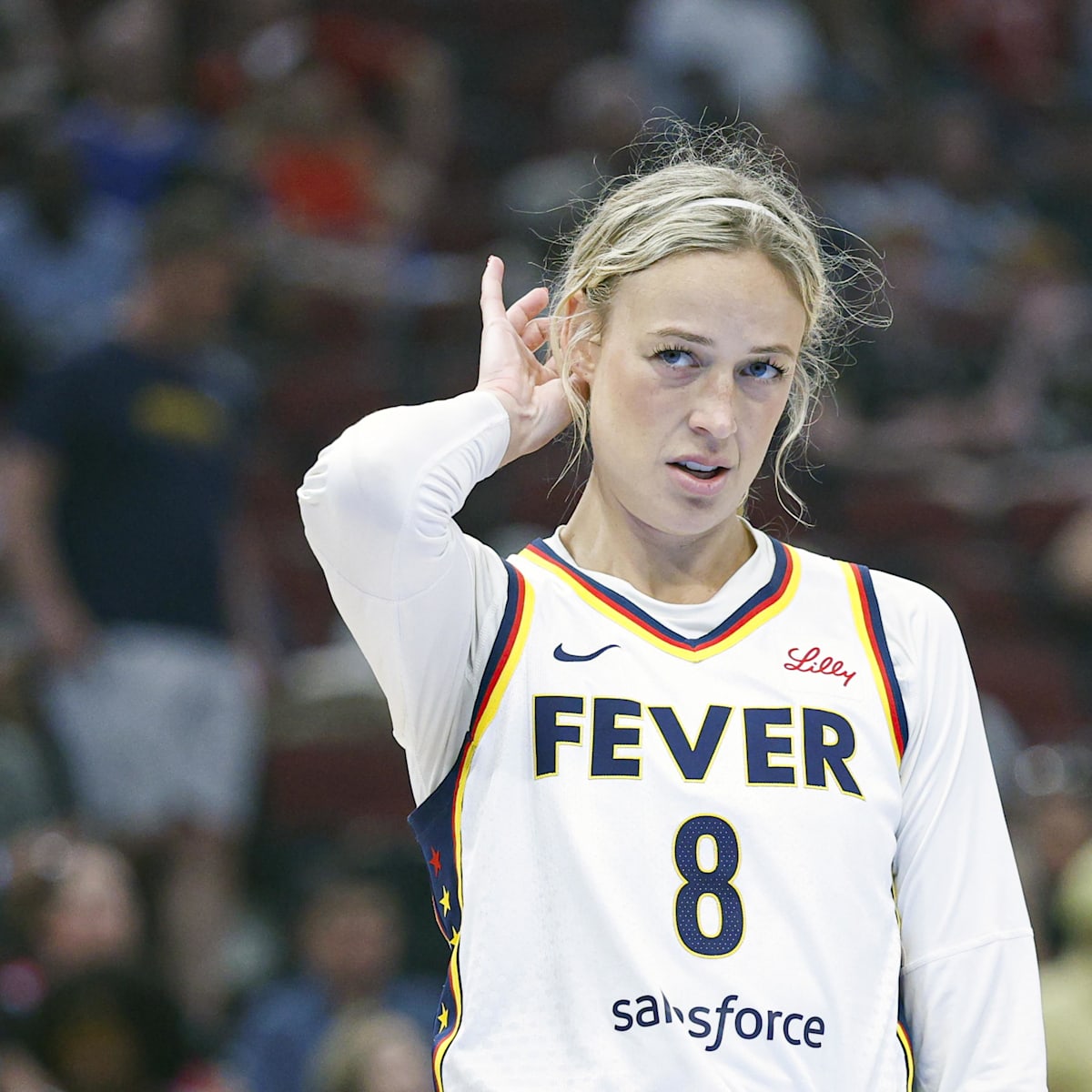 Sophie Cunningham's Stressed Fever vs. Sparks Fan Stance Says It All