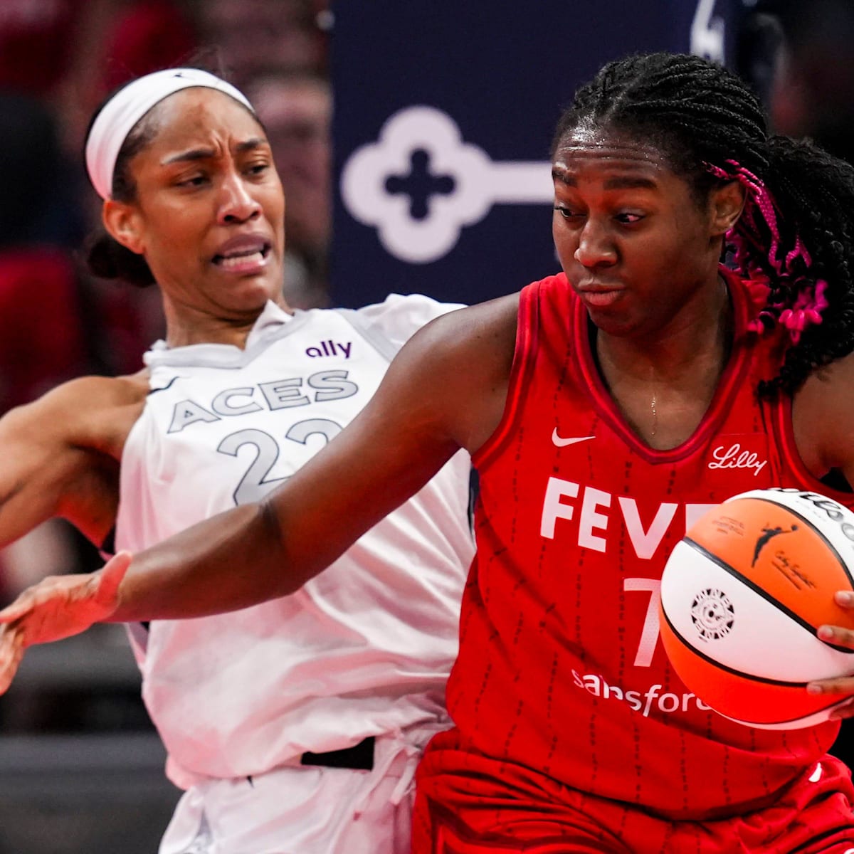 Aliyah Boston gửi thông điệp mạnh mẽ về hàng phòng ngự của A'ja Wilson trong loạt trận Fever-Aces