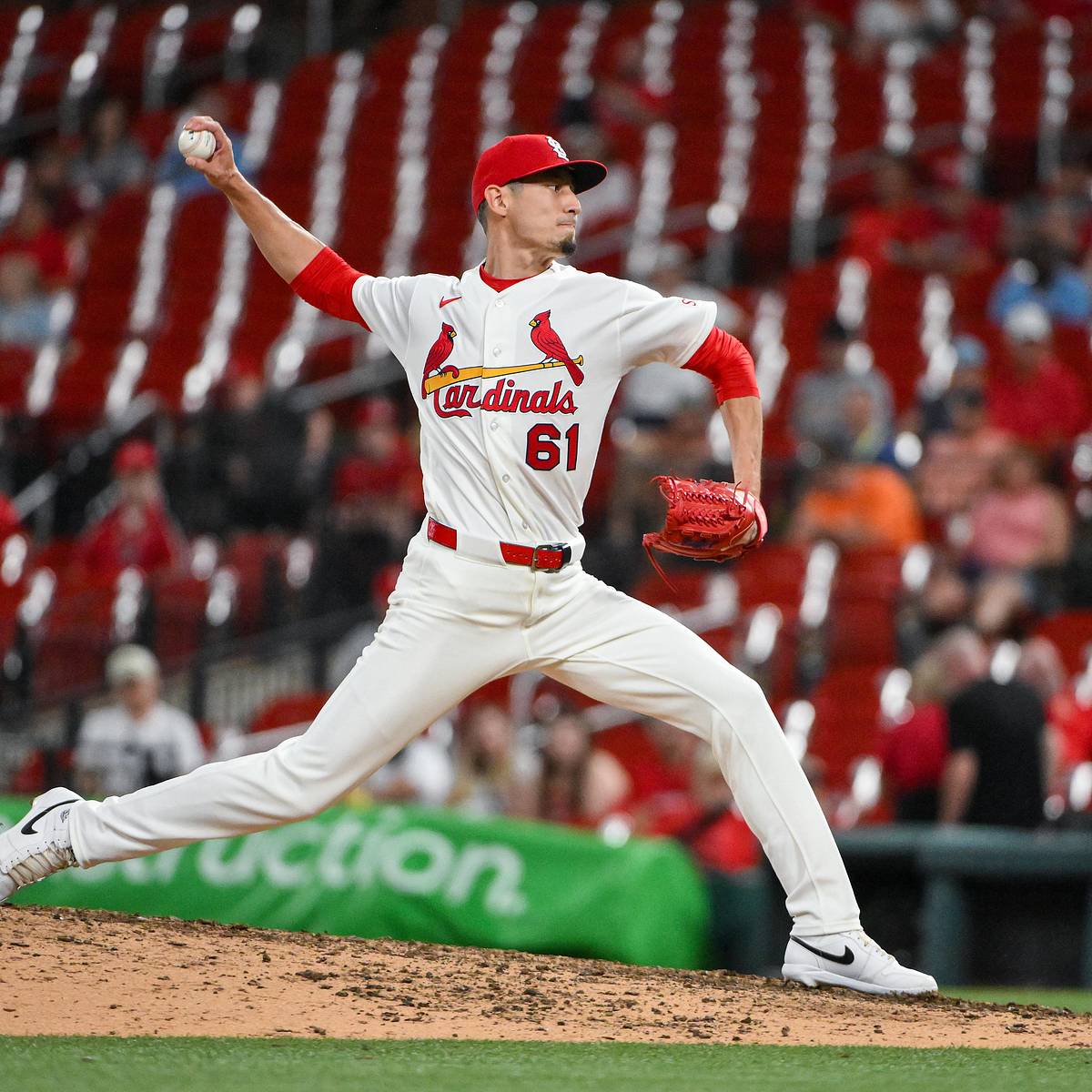St. Louis Cardinals Cool Base ウインドブレーカー Men's St. Louis Cardinals Majestic Gray Road Cool Base Jersey