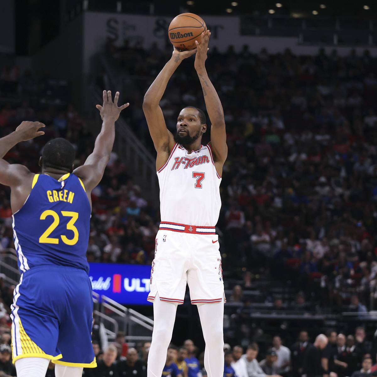 Draymond Green Talks Guarding Rockets' Kevin Durant: 'That