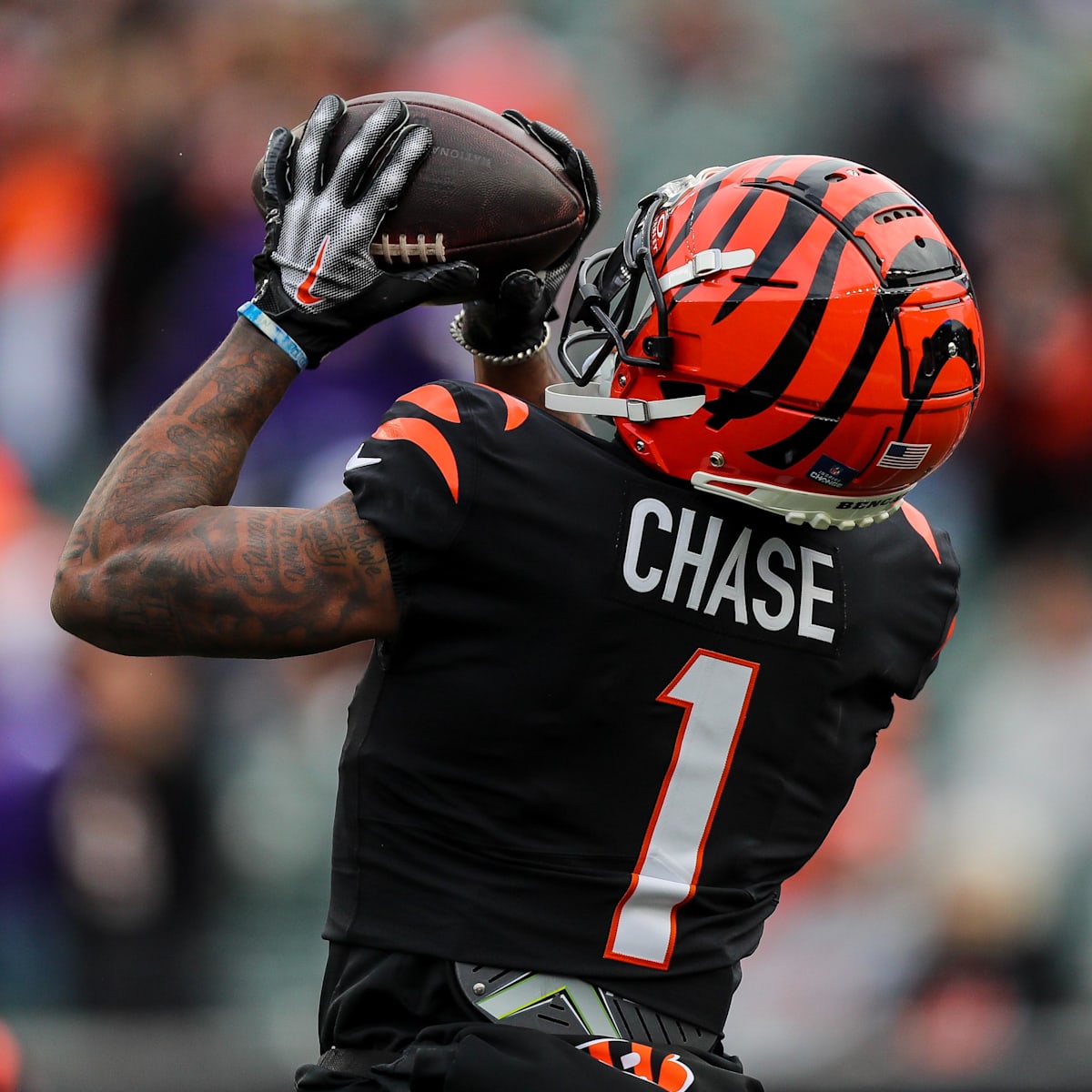 Ja'Marr Chase & Nike Cook Up Crawfish Football Cleats