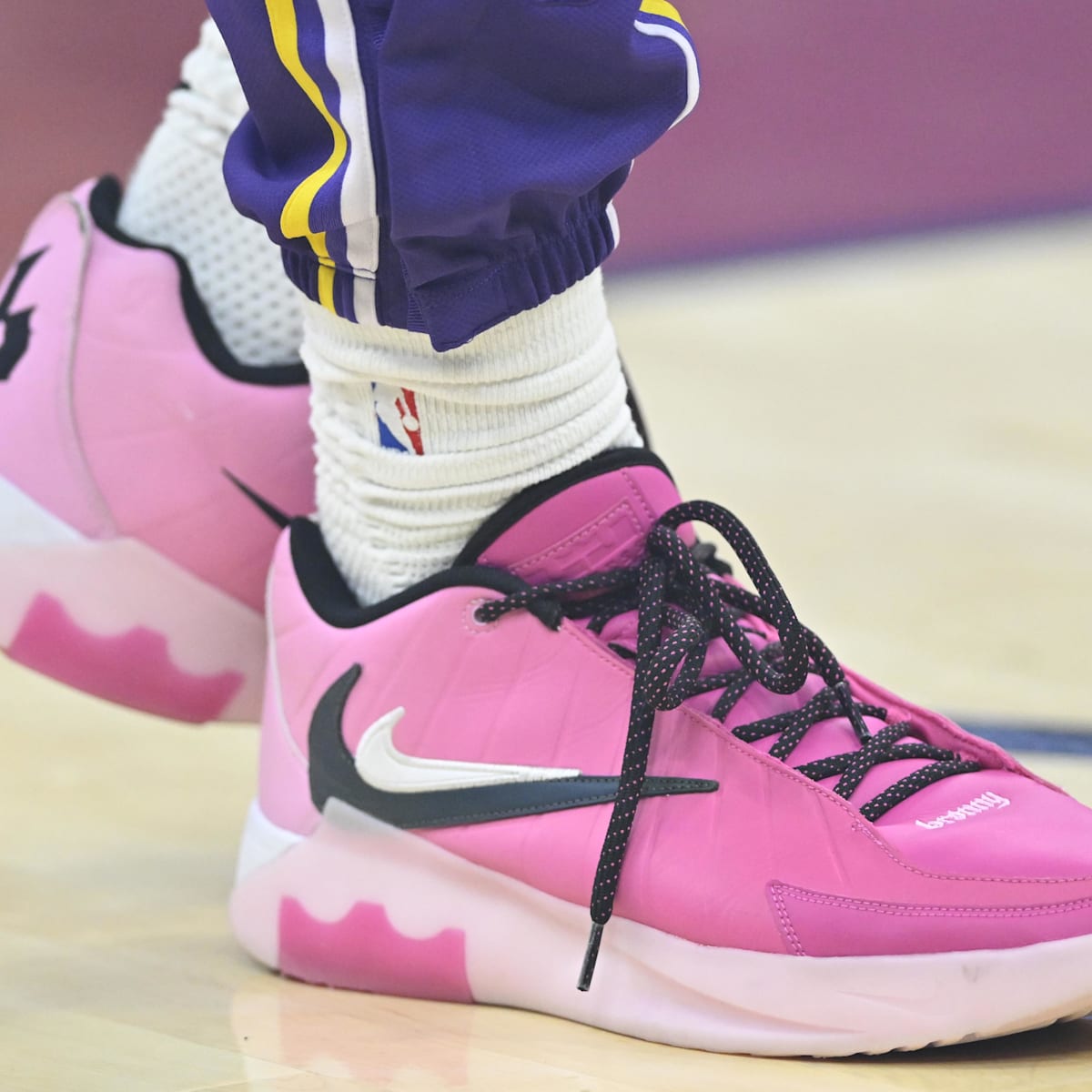 what shoes does bronny james wear