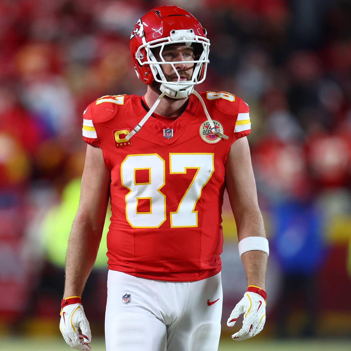 Travis Kelce Kansas City Chiefs Super Bowl Uniforms Travis Kelce 
