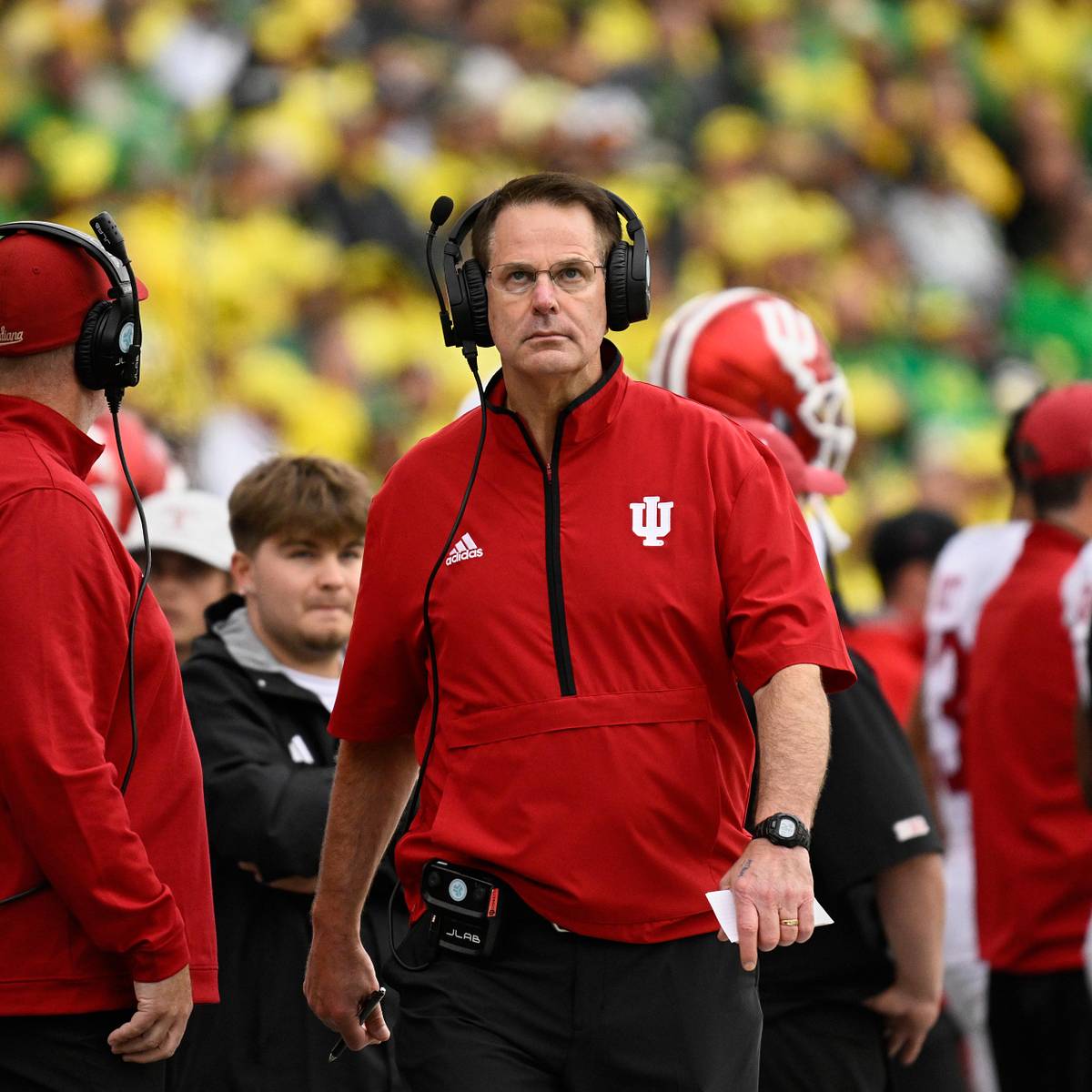 curt cignetti cigarette meme Curt Cignetti's Nonplussed Reaction to Michigan State TD Became an Instant  Meme