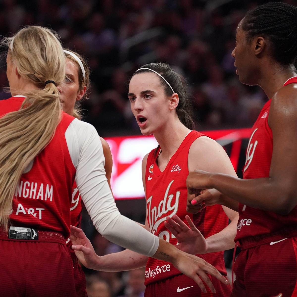 si.com - Brigid Kennedy - Fever's Caitlin Clark, Stephanie White Brush Off Viral Sideline Tiff: 'Not a Story